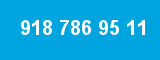 918 786 95 11 918 786 95 11
